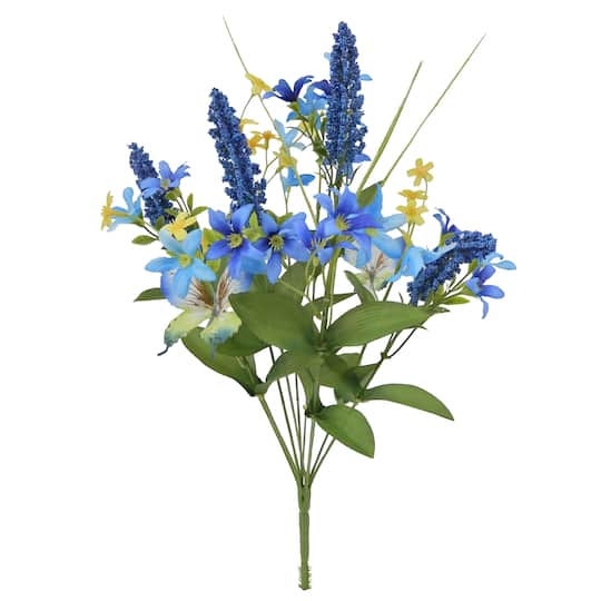 Blue Heather Mix Bush with Butterfly by Ashland&#xAE;